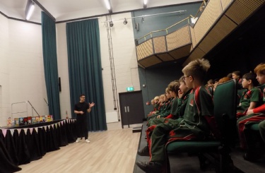 Inspirational visit from award-winning author
